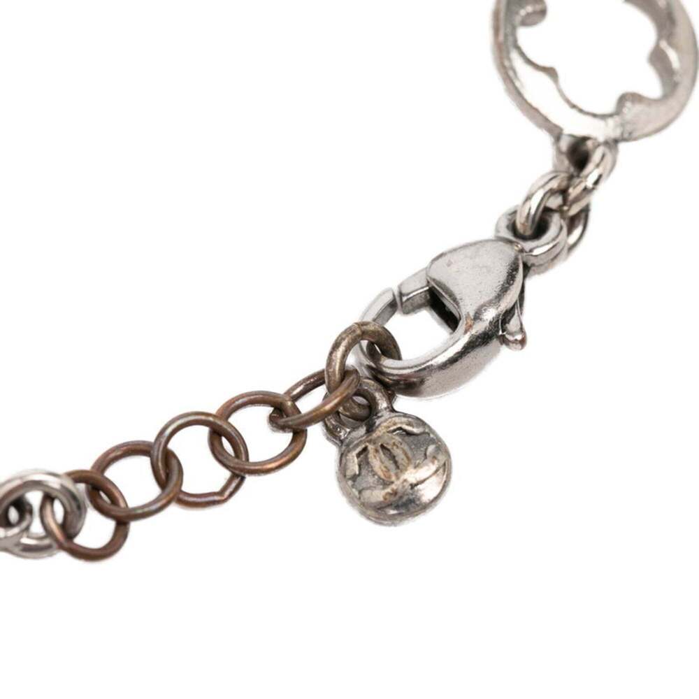 CHANEL Silver Logo Charm Bracelet - Picture 4 of 5